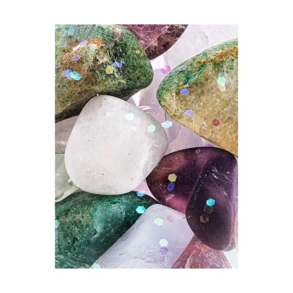 rose gold steklenička s kristali