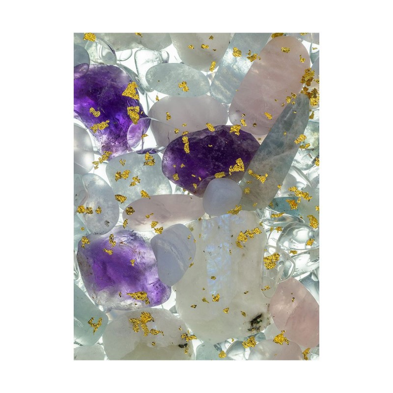 steklenička za vodo s kristali