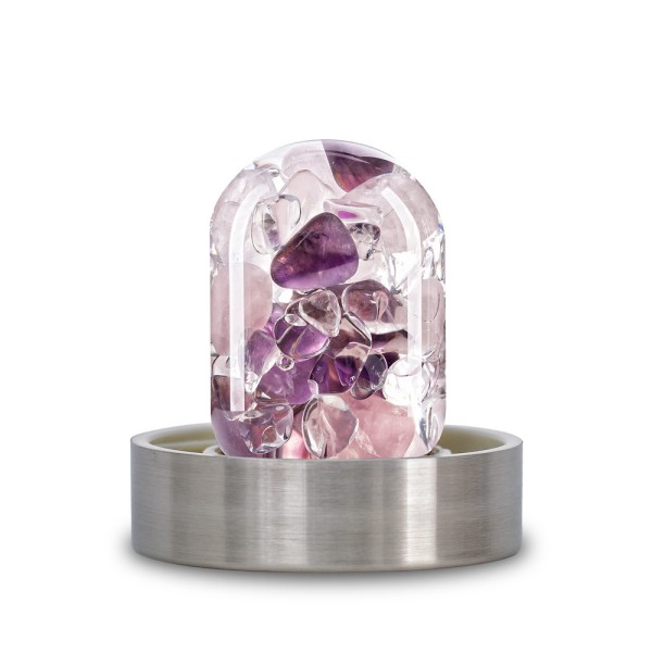 Kristali v steklenički: roževec, ametist, kamena strela