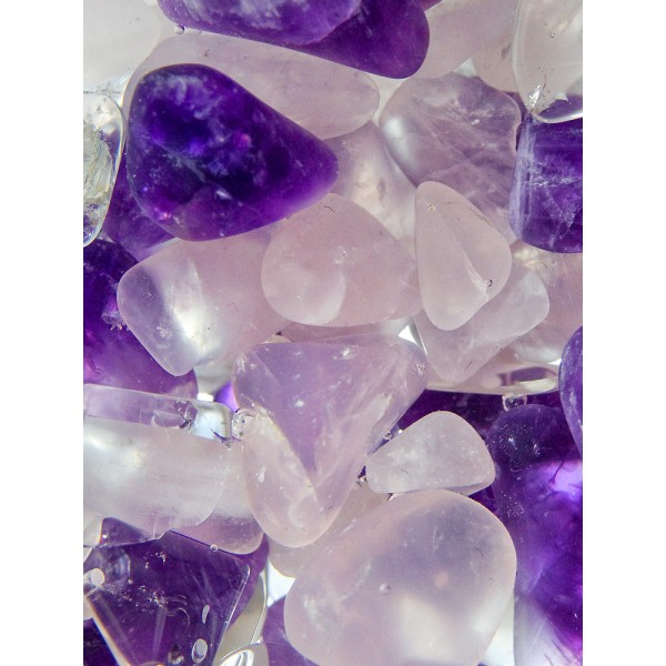 kristali za stekleničko za vodo: roževec, ametist, kamena strela
