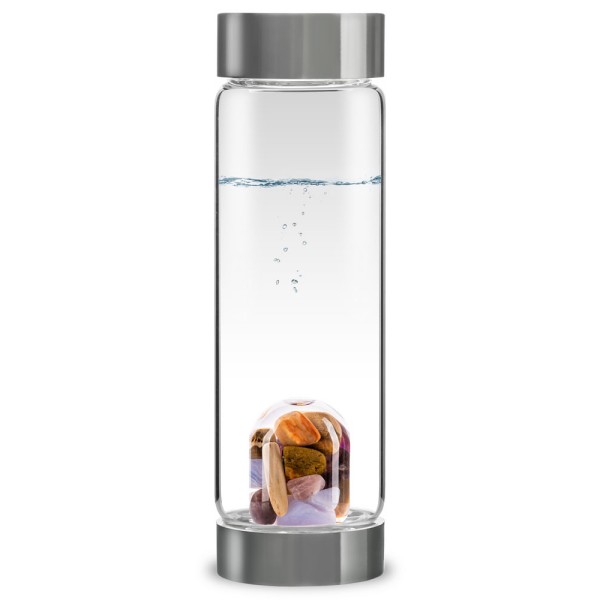 Steklenička za vodo s kristali ViA - Pet elementov