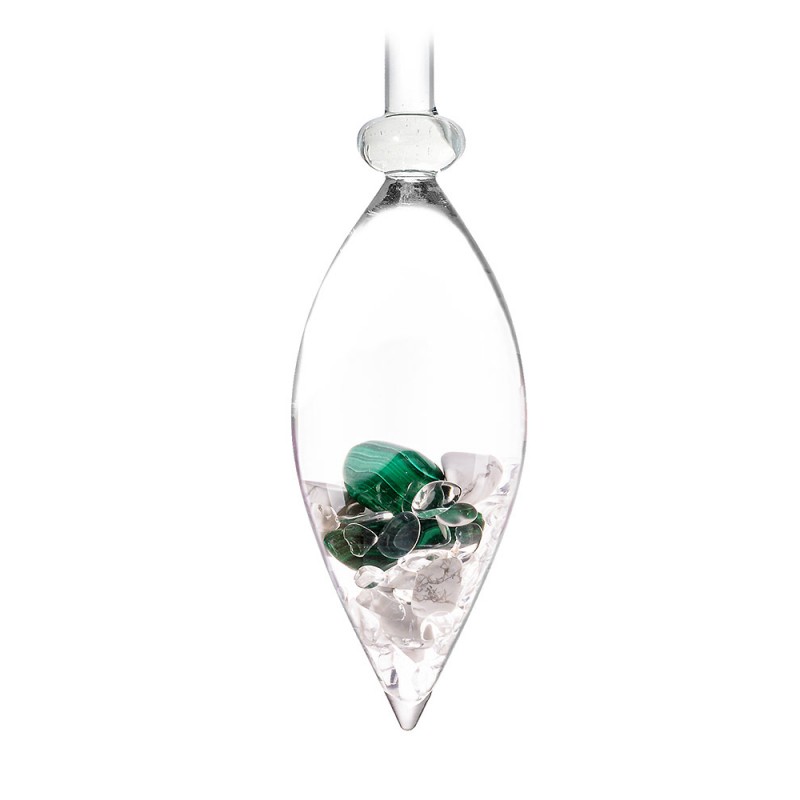 kristalna ročka: malahit, magnezit, kamena strela