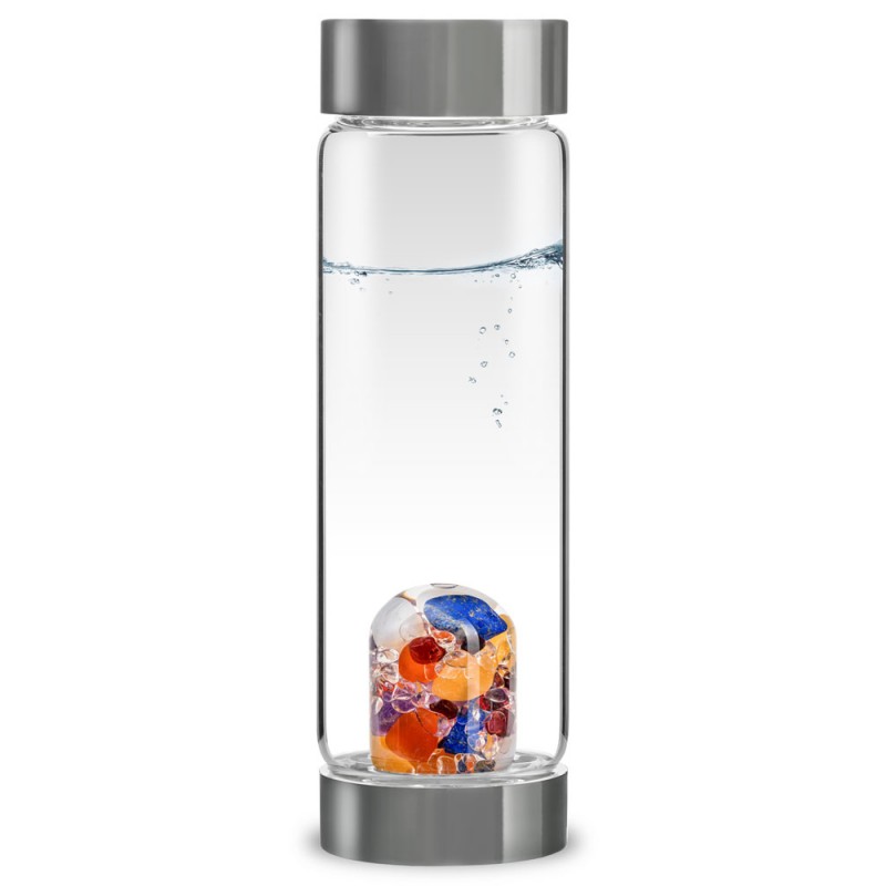 Steklenička za vodo s kristali ViA - Ajurveda