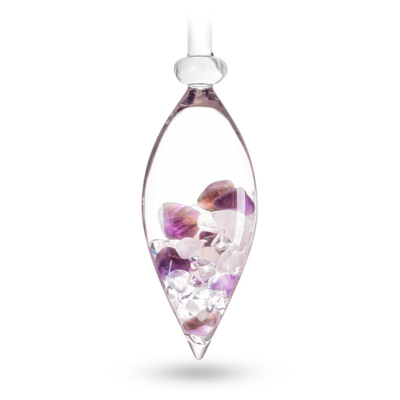 Kristalna ročka - Wellness (roževec, ametist, kamena strela)